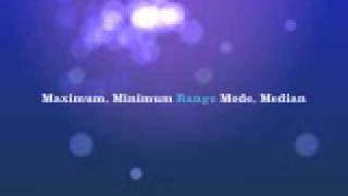 How to teach Maximum, Minimum, Range, Mode, Median Movie trailer 1.mov