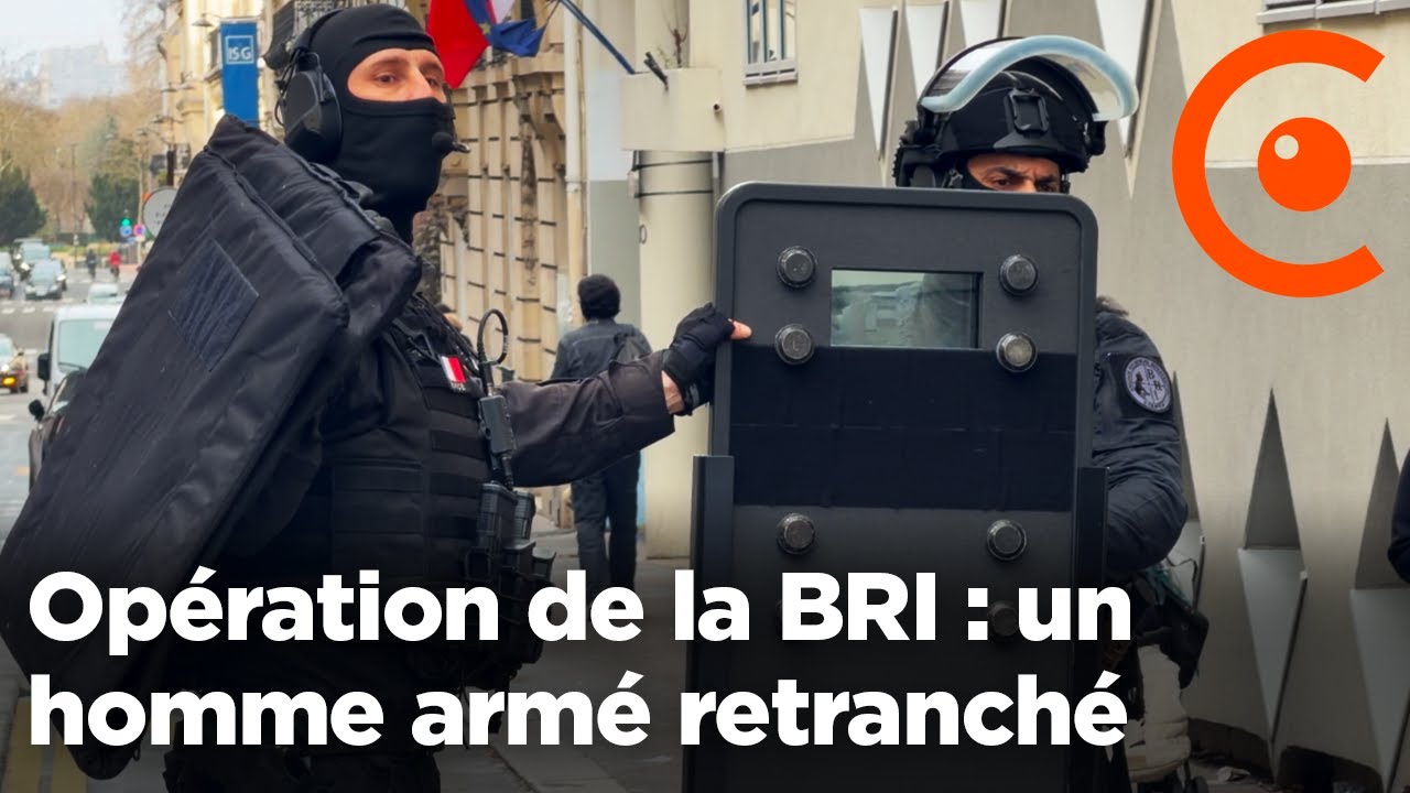 Opération de la BRI : un homme armé retranché dans son domicile à Paris