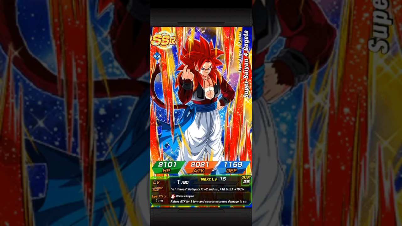 Zeno LR SSJ4 Gogeta Summon! | Dragon Ball Z Dokkan Battle