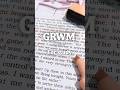 GRWM MOTIVATION #study #studymotivation #aesthetic #studygram #productivity #studywithme