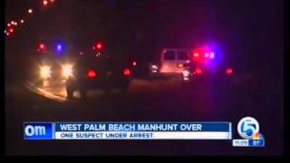 West Palm Beach manhunt over