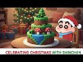 Clebrating Christmas 🎄 With Shinchan in Minecraft 😍|Christmas special|Minecraft part 1|#shinchan 