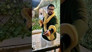 Snake Wrapped Around His Neck