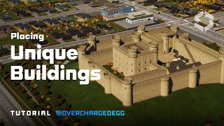 Integrating Unique Landmarks by Overcharged Egg Inspirational Builds Cities Skylines II