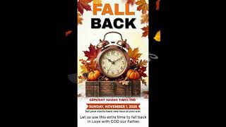FALL BACK 2026