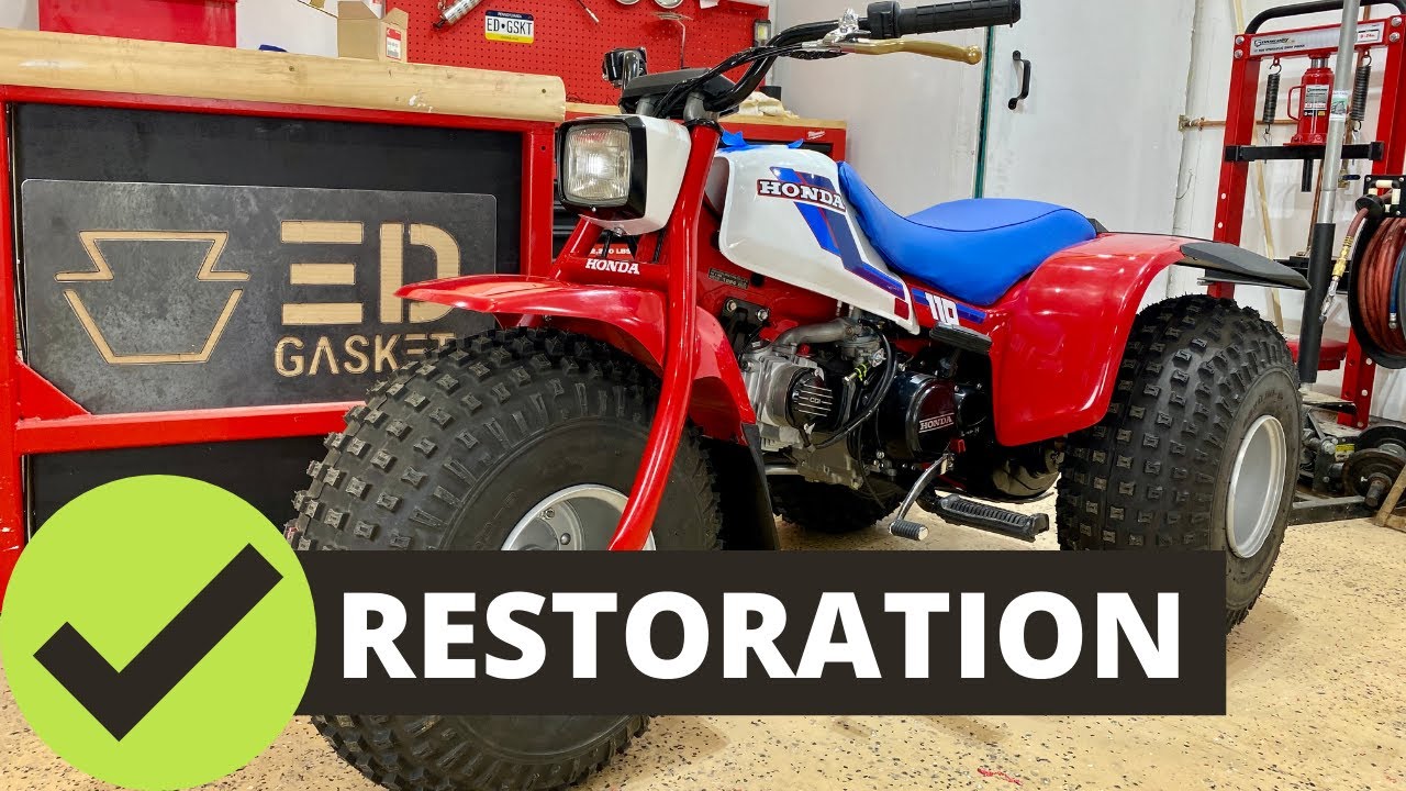 FINISHED Honda ATC RESTORATION Vintage Rebuild 6 YouTube