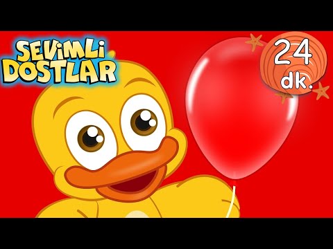 Kırmızı Balonum 🎈 ve Sevimli Dostlar Bebek Şarkıları | Çocuk Şarkıları 2023 | Adisebaba TV