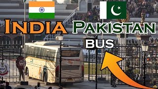 India Pakistan Bus Wagah border crossing Live Video in 4k ultra Hd India Pakistan Bus Wagah border crossing Live Video in 4k ultra Hd
