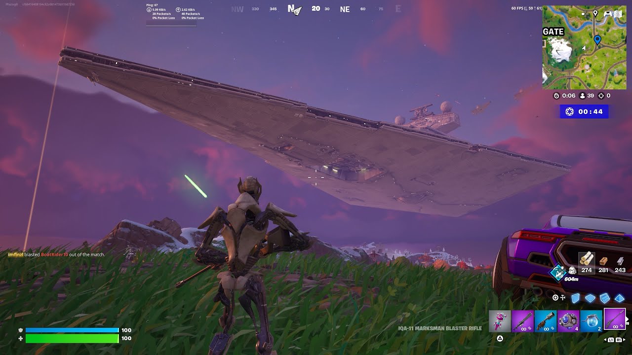 I Got The Star Destroyer First Try!