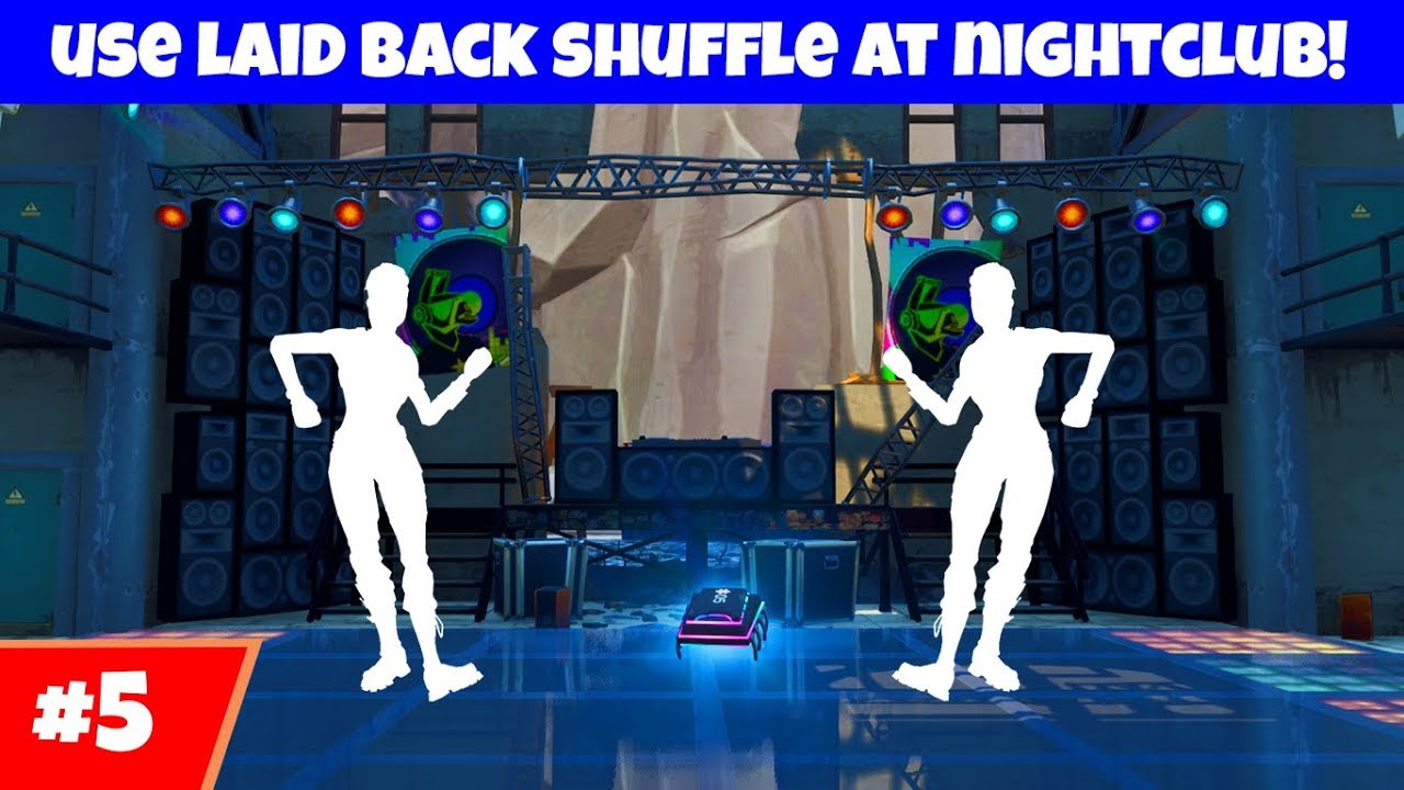 Accessible by using the Laid Back Shuffle Emote inside a Dance Club - LOCATION!