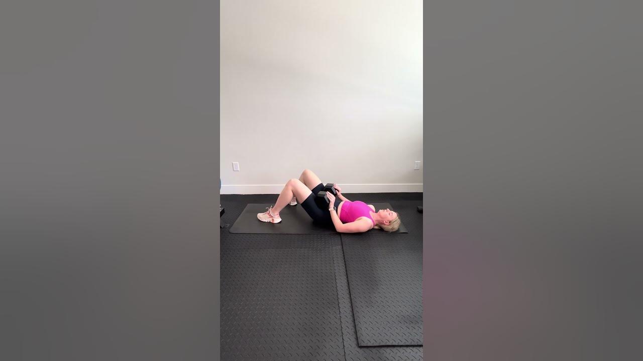 Glute Bridge (weight or nonweighted) YouTube