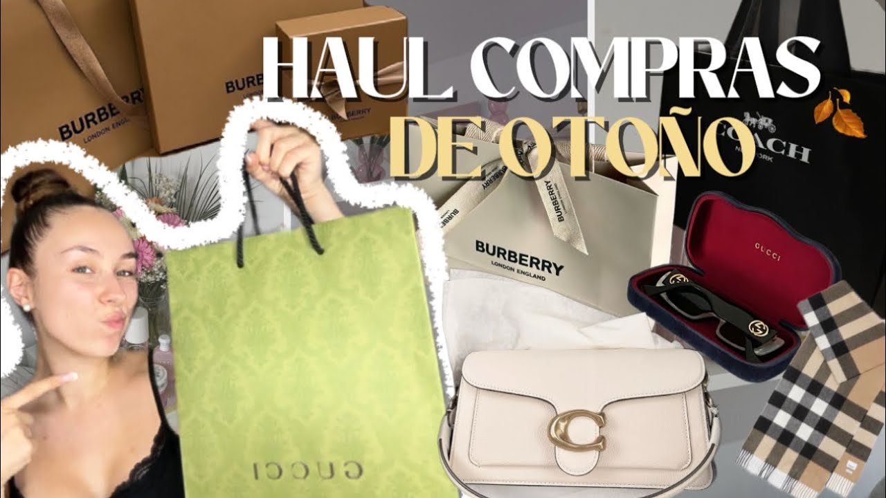 Haul de compras de otoño 🍂MI PRIMER BOLSO DE LUJO🛍️Bolsos, skincare, ropa etc...