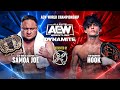 PREVIEW: Samoa Joe&#39;s First AEW World Title Defense vs the Cold Hearted HOOK | AEW Dynamite, 1/16/24