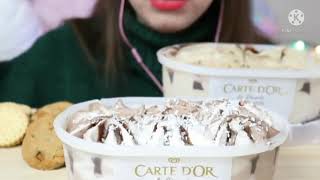 Hazelnut Crush Asmr - Profiterole Icecream & Cookies *Bites Only*