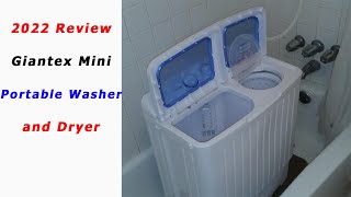 GIANTEX Portable Full Automatic Washing Machine Review -Camping