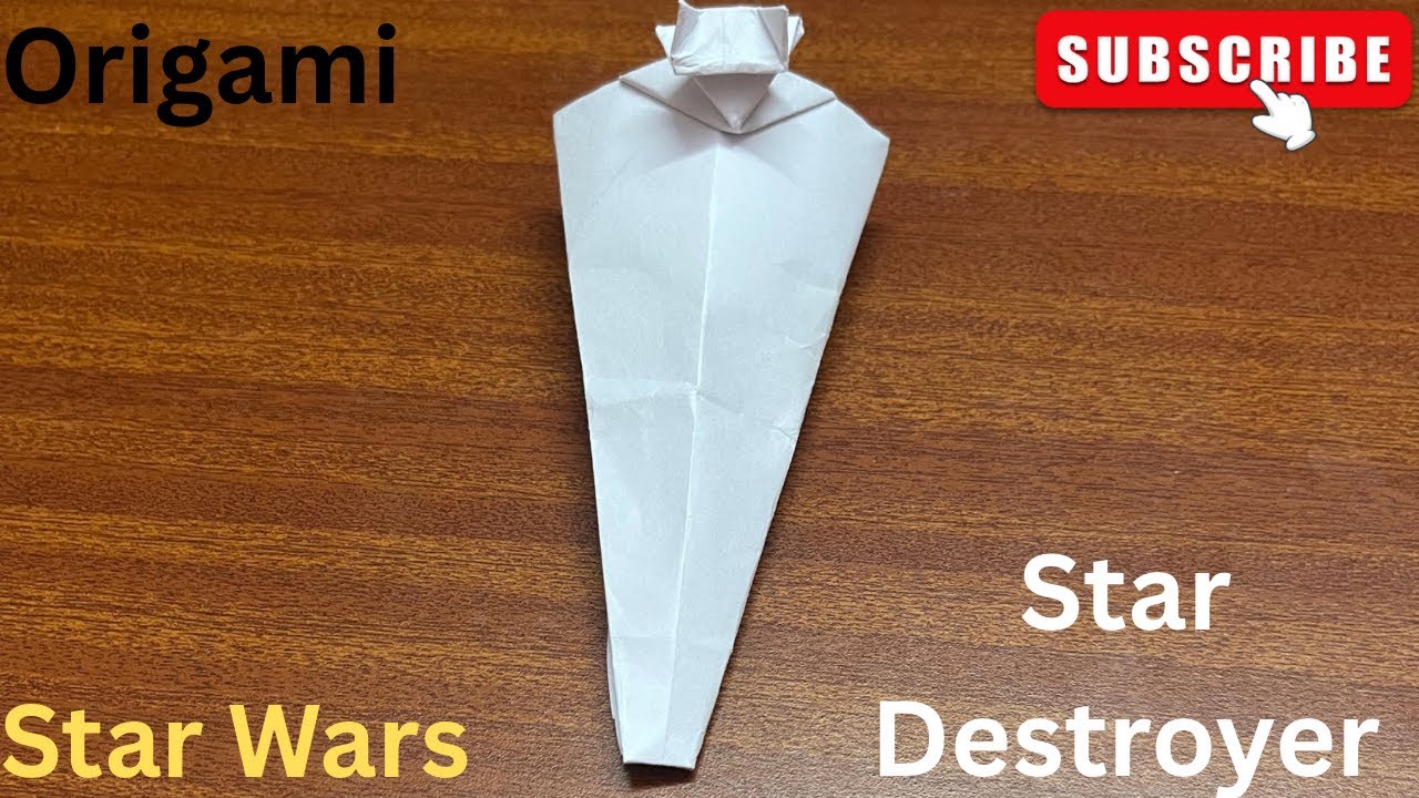 Origami Star Destroyer | Star Wars Origami | Easy Origami