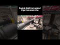 DOUBLE WALL CORRUGATED PLASTIC PIPE PRODUCTION LINE #extruder #extrusion #pipemachine #extruding