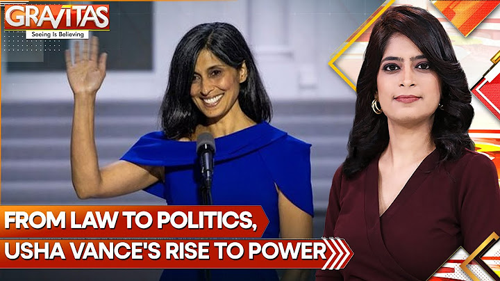 Donald Trump Gives Shoutout to Usha Vance: US' First Indian-Origin Second Lady | GRAVITAS