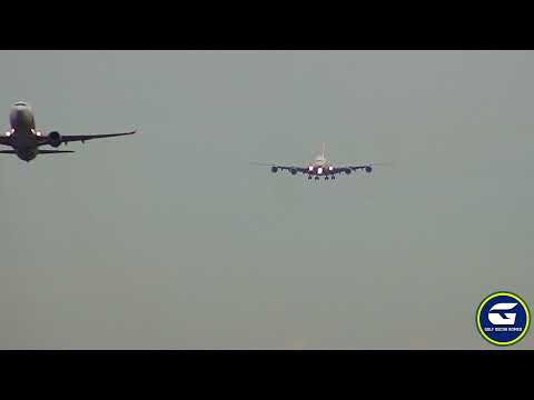 Pouso do Airbus A380 da Emirates no Aeroporto de São Paulo/Guarulhos (SBGR)
