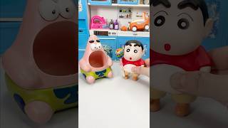 Shin Chan made me smile Toy Fun ASMR#shorts #funny #toys #asmr #satistying