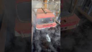Sinking this massive Ford Panel #classiccarrestoration #aciddipping #carrestorationproject