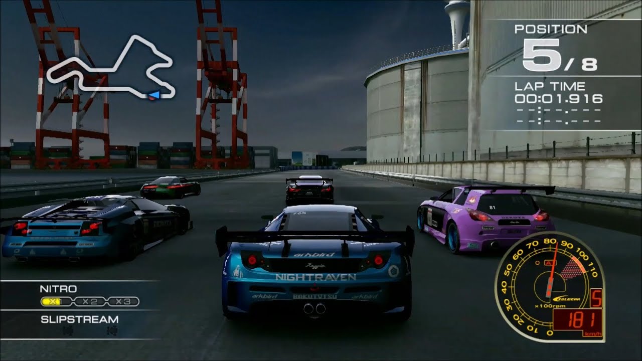 Ridge Racer 7 Extreme Battle Radars 28 with Raggio [Control view] - YouTube