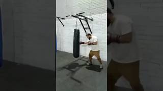 Shotgun punches #boxing #bagwork