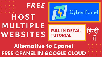 Install cyberpanel in google cloud in hindi | Free Cpanel |CyberPanel in 2020
