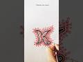 K Letter Calligraphy Art Tutorial#beautifulwriting #differentart #calligraphytutorials #alphabets