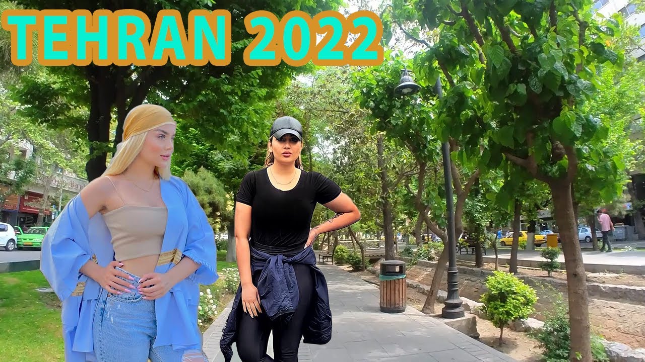 Iran 4k Video: A Walking Tour of Tehran Valiasr Square