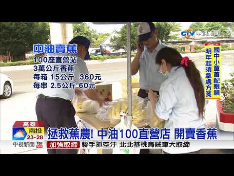 全台救蕉農! 香蕉價漲3倍 20元/kg│中視新聞 20171102