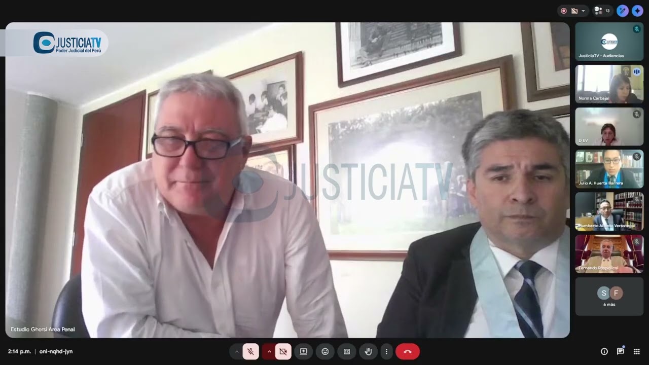 Audiencia de querella contra Fernando Rospigliosi Capurro