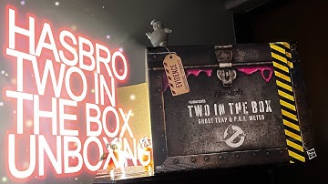 Ghostbusters - Two In The Box by Hasbro Pulse / Haslab - PKE Meter & Ghost Trap. PART 1 : Unboxing!