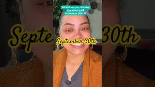 September 30th Birthday Personality | Zodiac Traits, #astrology #Shorts #zodiacsigns #horoscope