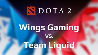 Wings vs Liquid Game 3 - WCA 2015 Finals - @TobiWanDOTA @Blitz_DOTA