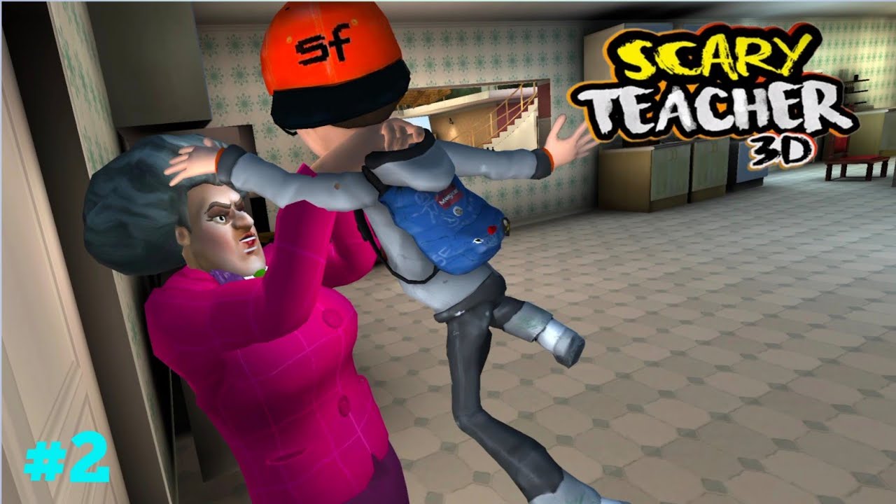  PRANK ON MY DENGEROUS SCARY TEACHER 😱! SCARY TEACHER PART  2