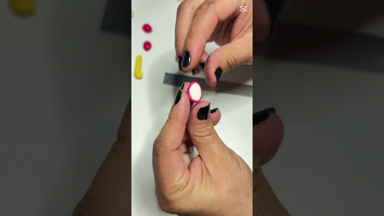 Colorful dragon fruit earrings ✨ handmade in polymer clay! tropical vibes you’ll love! 