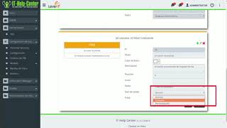 Panel Servicios en IT Help Center | Mesa de Ayuda (service desk) vía WEB