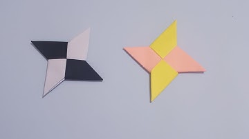 cách gấp phi tiêu Ninja bằng giấy - how to make a Paper Ninja Star