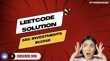 585 | Investments in 2016 | Leetcode SQL problem solution