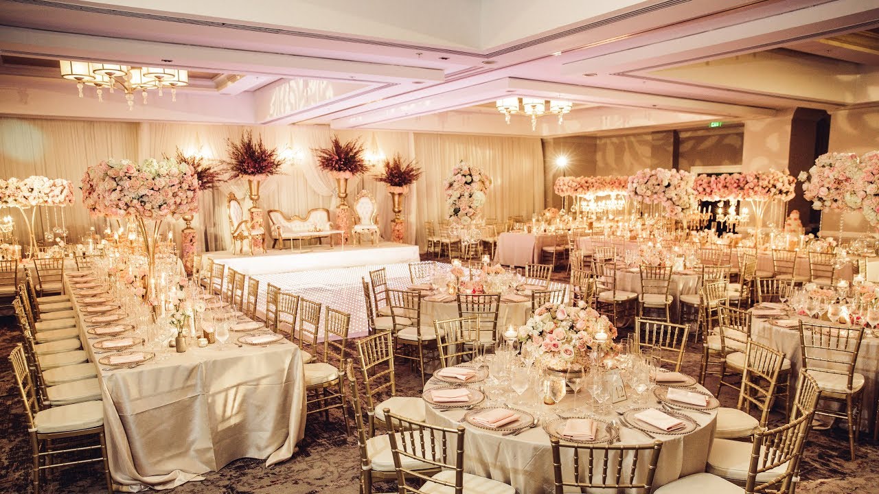 Ballroom Reception Decoration Ideas Jw Marriott San Francisco