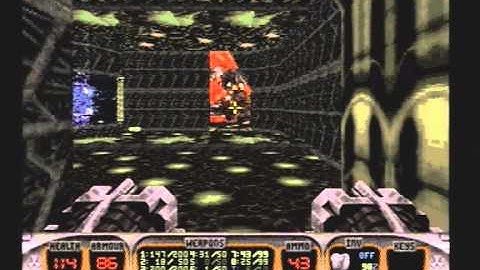 Duke Nukem (PS1) E4 L7: Faces of Death - Secret Level (Come Get Some / All Secrets Found)