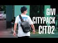 Trên tay túi đeo GIVI CITYPACK CIT02