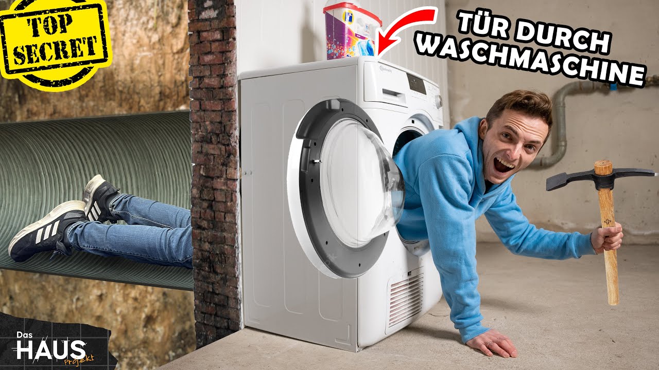 Wir bauen eine GEHEIMTÜR für unseren TUNNEL  | Das Haus Projekt - Bonusfolge