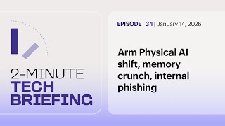 Arm Physical AI shift, memory crunch, internal phishing | Ep. 34
Today’s 2-Minute Tech Briefing covers Arm’s “Physical AI” reorg targeting robotics and automotive, as enterprises push more inference to the edge for low-latency reliability. Also: Samsung warns 2026 memory shortages will raise prices as HBM demand squeezes DRAM. Plus, Microsoft flags “internal-looking” phishing exploiting weak DMARC/SPF and MX misconfigurations. Arm’s decision comes as enterprises experiment with robotics beyond pilots, deploying autonomous systems in factories, warehouses, and logistics operations where real-time decision-making matters more than raw compute power.
Read more on Computerworld, Network World, CIO, InfoWorld and CSO Online:
Arm reorganizes around Physical AI as enterprise robotics gains momentum
https://www.computerworld.com/article/4114329/arm-reorganizes-around-physical-ai-as-enterprise-robotics-gains-momentum.html
Samsung warns of memory shortages driving industry-wide price surge in 2026
https://www.networkworld.com/article/4113772/samsung-warns-of-memory-shortages-driving-industry-wide-price-surge-in-2026.html
Microsoft warns of a surge in phishing attacks exploiting email routing gaps
https://www.csoonline.com/article/4113746/microsoft-warns-of-a-surge-in-phishing-attacks-exploiting-email-routing-gaps.html
#2MinuteTechBriefing
Featuring host Arnold Davick:
https://www.linkedin.com/in/arnolddavick/
Catch up on past episodes:
https://www.computerworld.com/videos/2-minute-tech-briefing
Follow TECH(talk) for the latest tech news and discussion!
Keith Shaw
https://www.linkedin.com/in/shawkeith/
SUBSCRIBE: https://www.youtube.com/@CWTECHtalk
TIKTOK: https://www.tiktok.com/@todayintechpodcast Arm Physical AI shift, memory crunch, internal phishing | Ep. 34