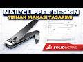 SolidWorks Tırnak Makası Tasarımı (Nail Clipper)
