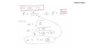 ME 270  Lec 5-1 sample problem hand solution