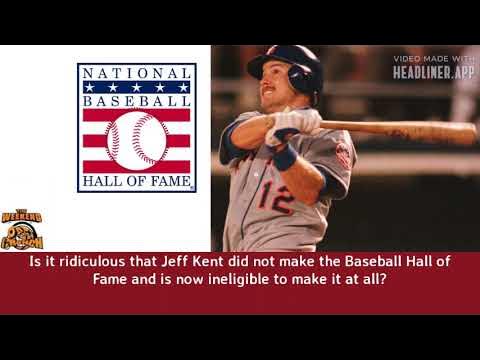 Jeff Kent not being in the Hall of Fame absolutely RIDICULOUS? 