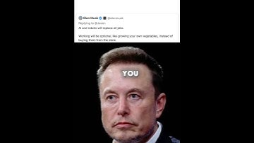 AI to replace US ALL! 😳😬 #shorts #entertainment #sad #facts #life #ai #elonmusk #action