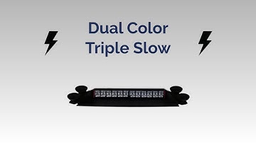 Police Dash Responding Lights feat. Feniex Fusion V3 2X Dash Light Flash Patterns N.V Tactical Co.